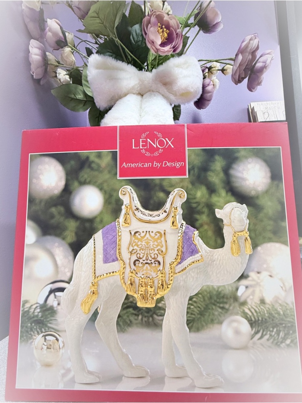 Lenox First Blessing Camel- Purple